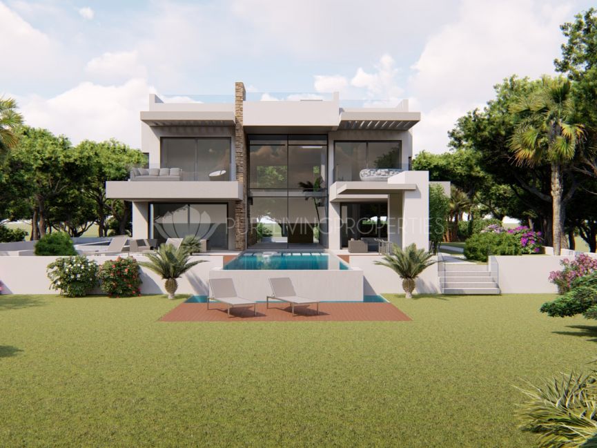Plot with approved project for a contemporary villa in Altos de Puente Romano