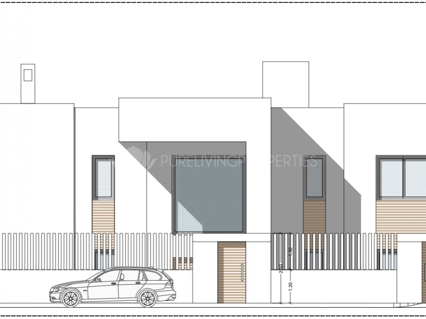 Plot with contemporary luxury villa project