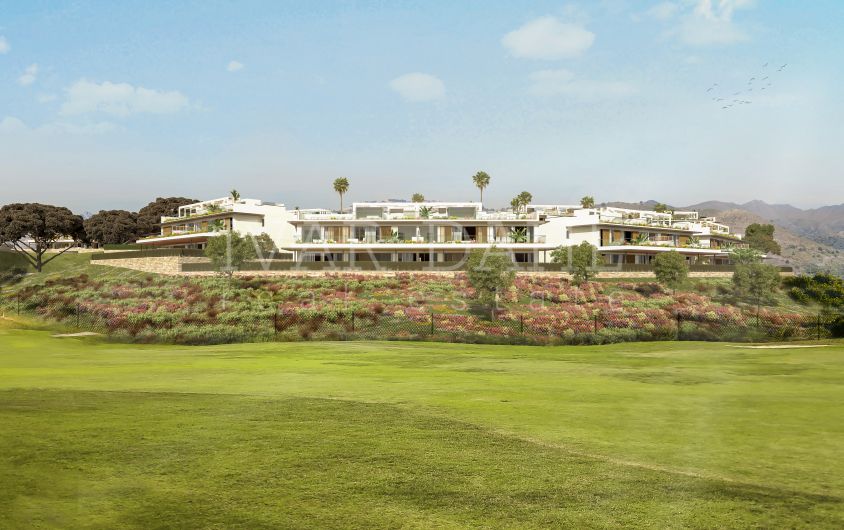 Lyxig 3-sovrumslägenhet på golfbana med privat pool och fantastisk utsikt i Marbella East