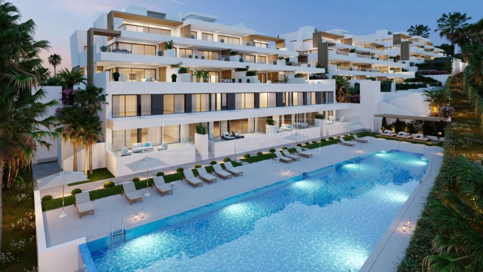 Estepona, Appartement de trois chambres dans une nouvelle résidence à Estepona