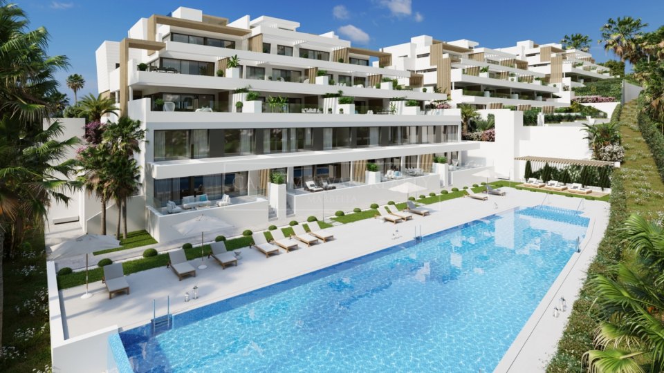 Estepona, Appartement de trois chambres dans une nouvelle résidence à Estepona