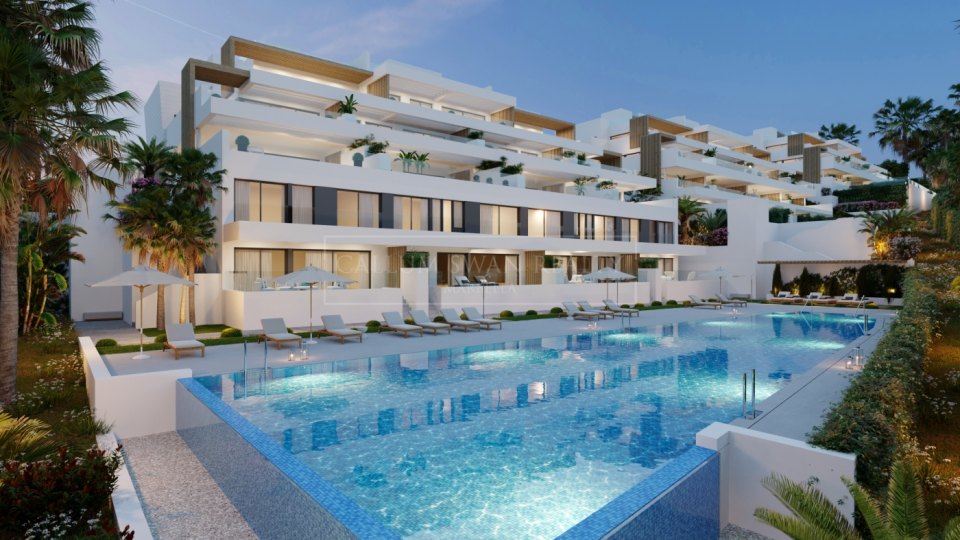 Estepona, Appartement de trois chambres dans une nouvelle résidence à Estepona