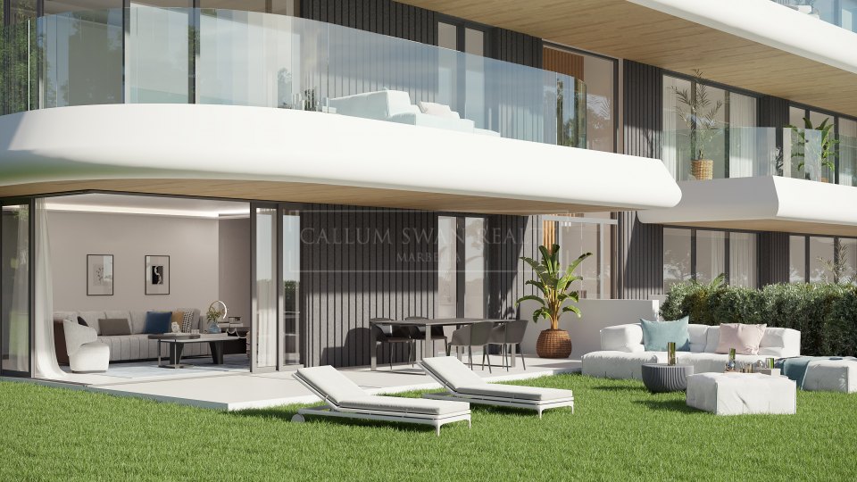 Estepona, Appartement tout neuf dans une résidence fermée de luxe à Estepona