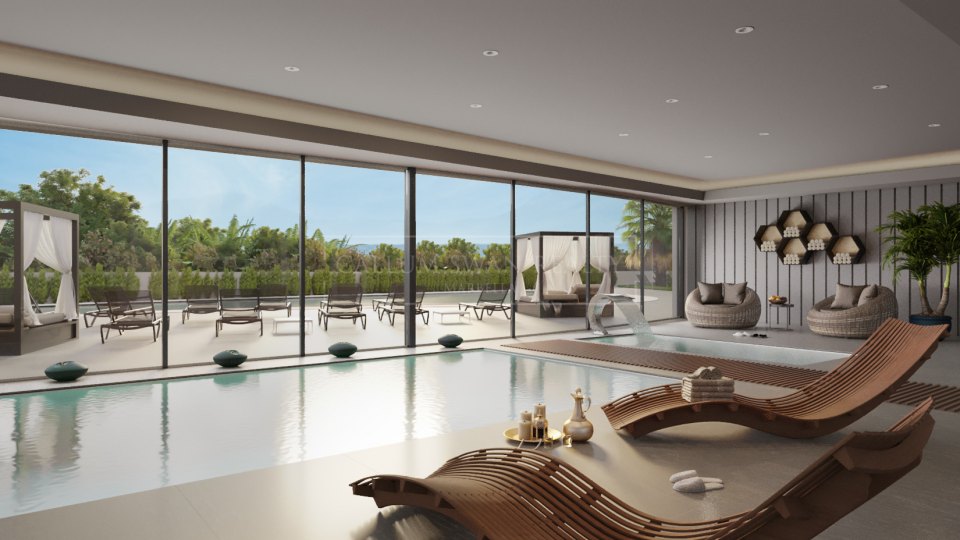 Estepona, Appartement tout neuf dans une résidence fermée de luxe à Estepona