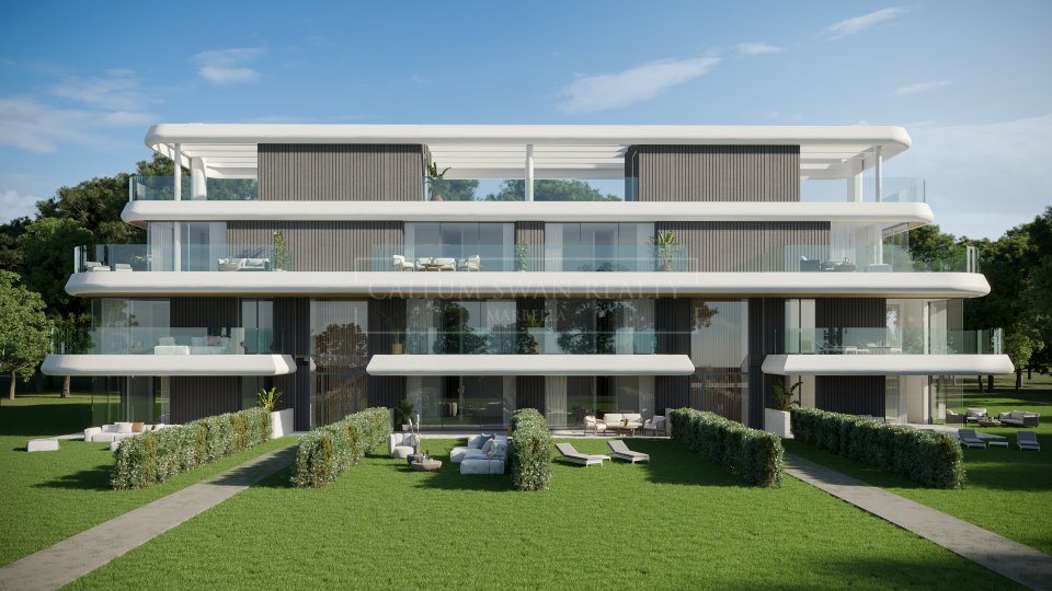Estepona, Appartement tout neuf dans une résidence fermée de luxe à Estepona
