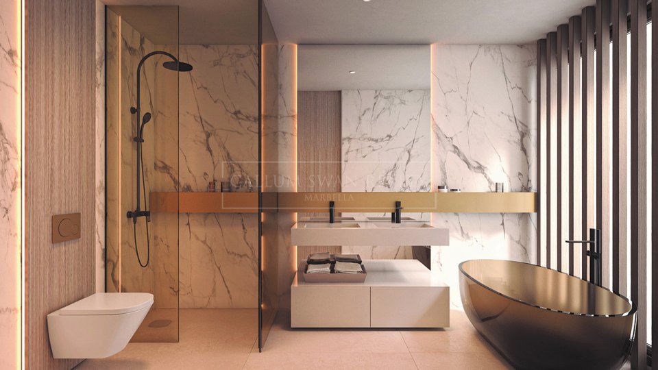 Marbella Est, Magnifique complexe neuf de luxe en bord de plage en première ligne
