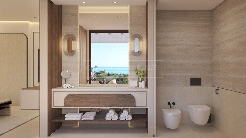 Marbella Est, Magnifique complexe neuf de luxe en bord de plage en première ligne