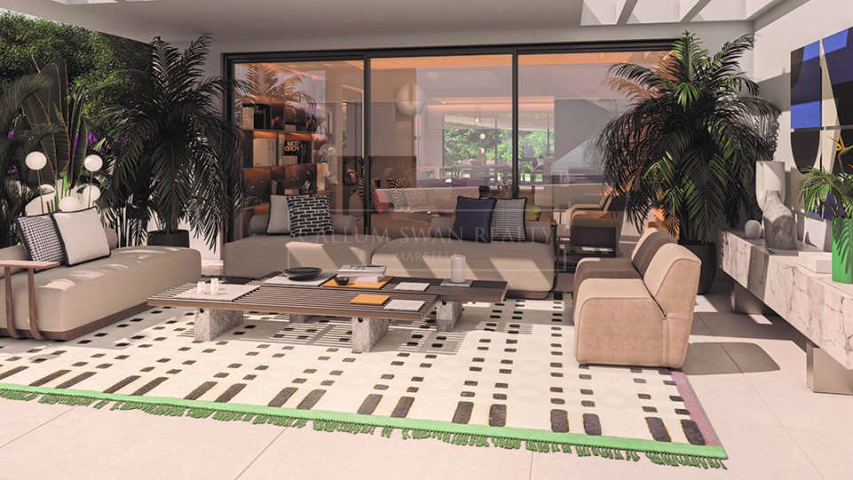 Marbella Est, Magnifique complexe neuf de luxe en bord de plage en première ligne