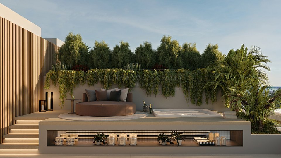Marbella Est, Magnifique complexe neuf de luxe en bord de plage en première ligne