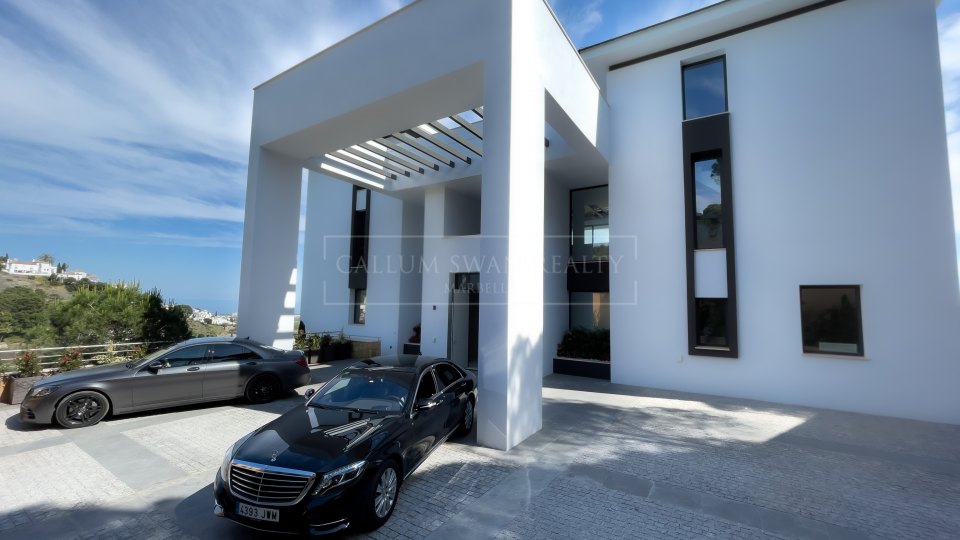 Benahavis, Moderna villa de lujo con espectaculares vistas abiertas