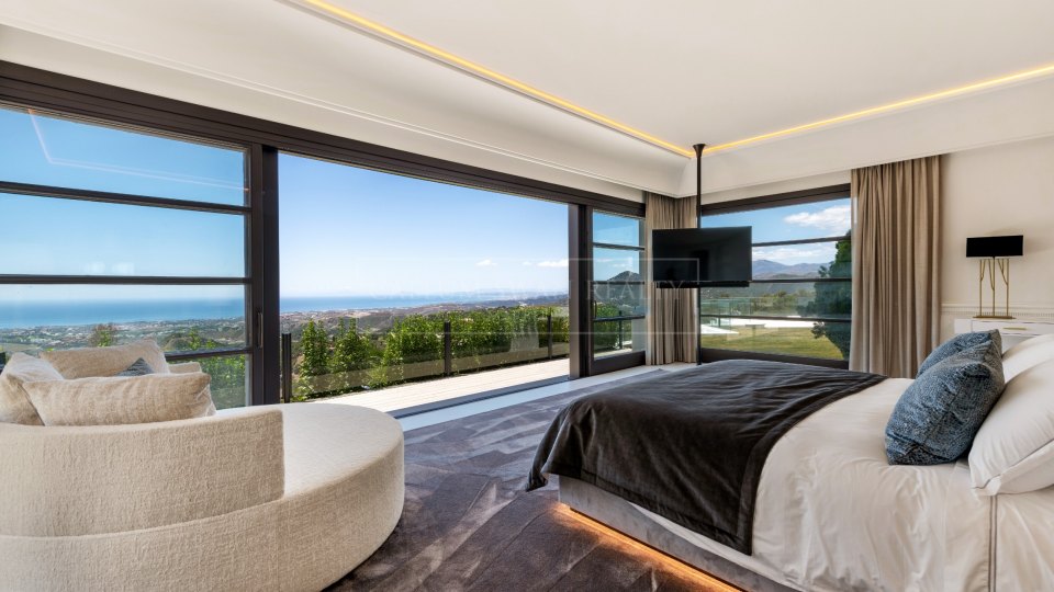 Benahavis, Impresionante villa de lujo en La Zagaleta con vistas abiertas al mar