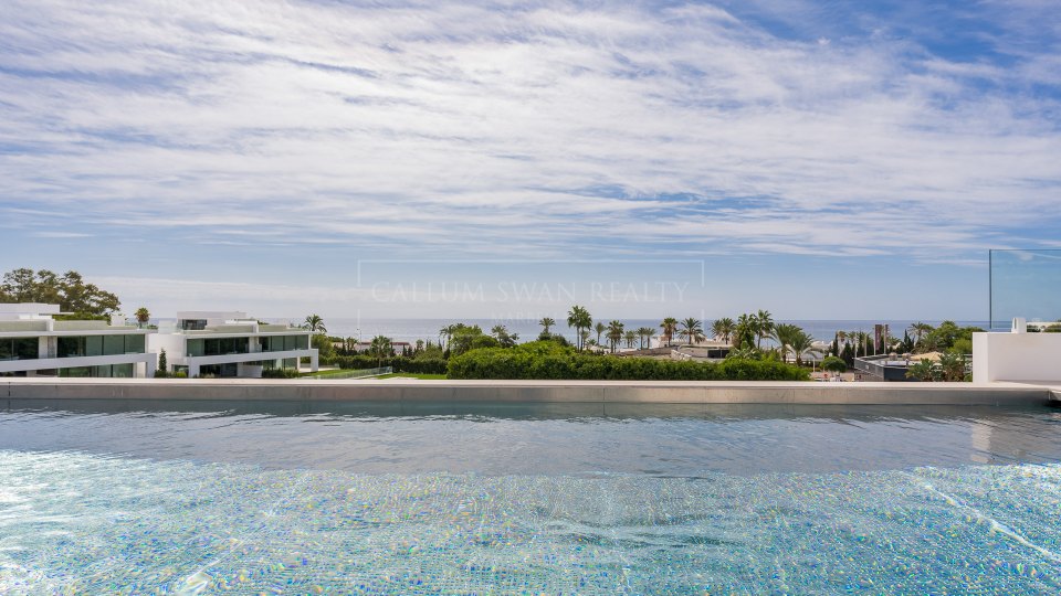 Marbella Golden Mile, Villa de luxe sur le Golden Mile de Marbella, à distance de marche de la plage