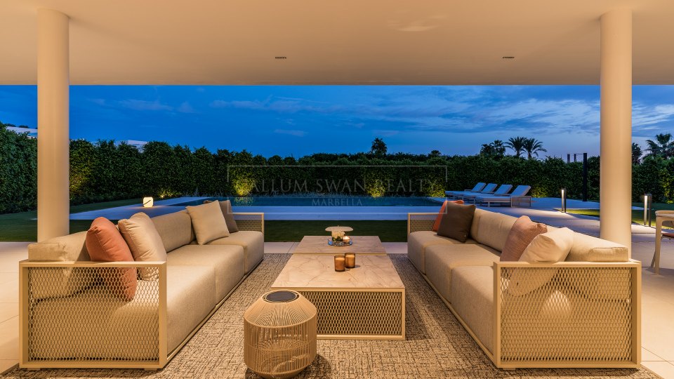 Marbella Golden Mile, Villa de luxe sur le Golden Mile de Marbella, à distance de marche de la plage