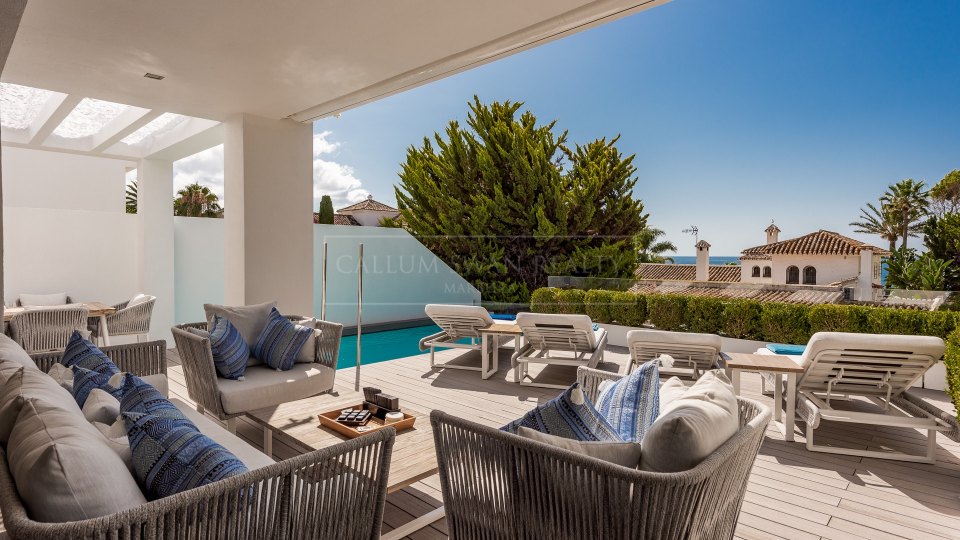 Marbella Golden Mile, Villa en bord de mer à Puente Romano, Marbella Golden Mile