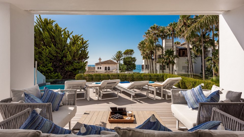 Marbella Golden Mile, Villa en bord de mer à Puente Romano, Marbella Golden Mile