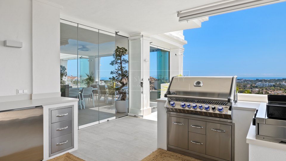 Nueva Andalucia, Apartamento de lujo con vistas panorámicas al mar