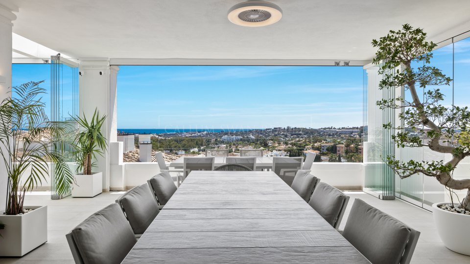 Nueva Andalucia, Apartamento de lujo con vistas panorámicas al mar