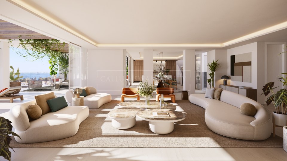 Marbella Golden Mile, Penthouse unique dans un complexe de luxe fermé avec des équipements exclusifs