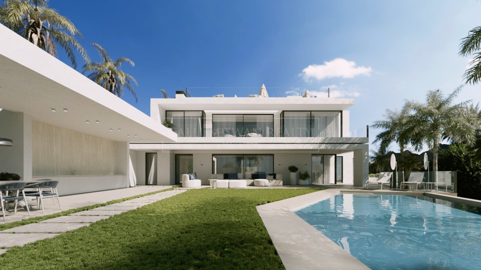 Marbella Golden Mile, Cascada de Camojan - villa de lujo en una urbanización cerrada