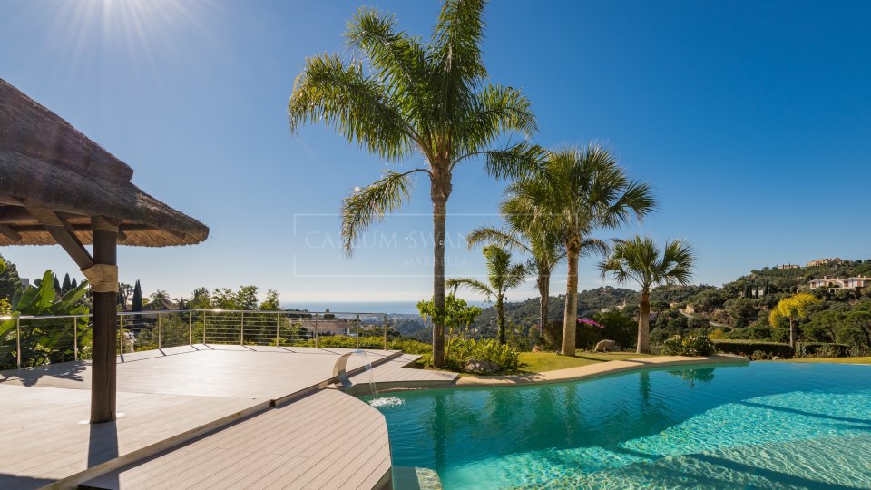 Benahavis, Elegante Villa en La Zagaleta con preciosas vistas al mar