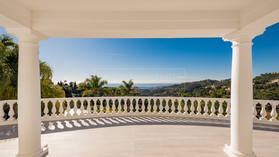 Benahavis, Elegante Villa en La Zagaleta con preciosas vistas al mar