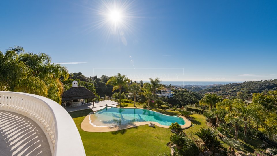 Benahavis, Elegante Villa en La Zagaleta con preciosas vistas al mar