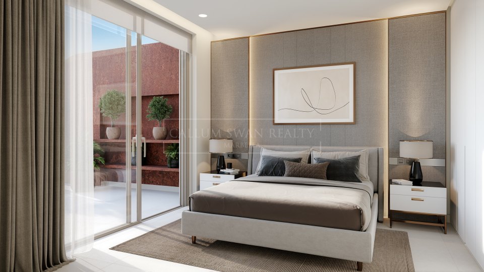 Benahavis, Appartement dans un complexe luxueux avec vue panoramique sur la mer