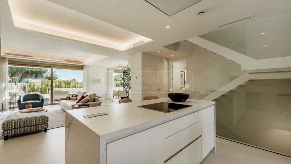 Marbella Golden Mile, Appartement triplex de luxe sur le Mille d'Or de Marbella