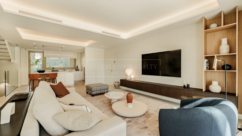 Marbella Golden Mile, Appartement triplex de luxe sur le Mille d'Or de Marbella