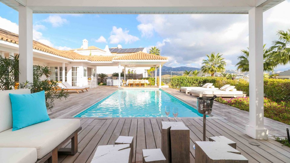 Benahavis, Encantadora Villa de una sola planta en venta en La Alqueria, Benahavis