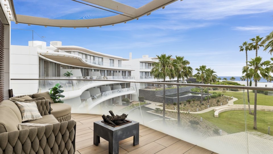 Estepona, Apartamento en primera línea de playa con vistas al mar en la nueva Milla de Oro de Estepona