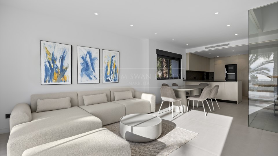 Estepona, Penthouse moderne avec vue sur la mer à El Paraiso, Estepona