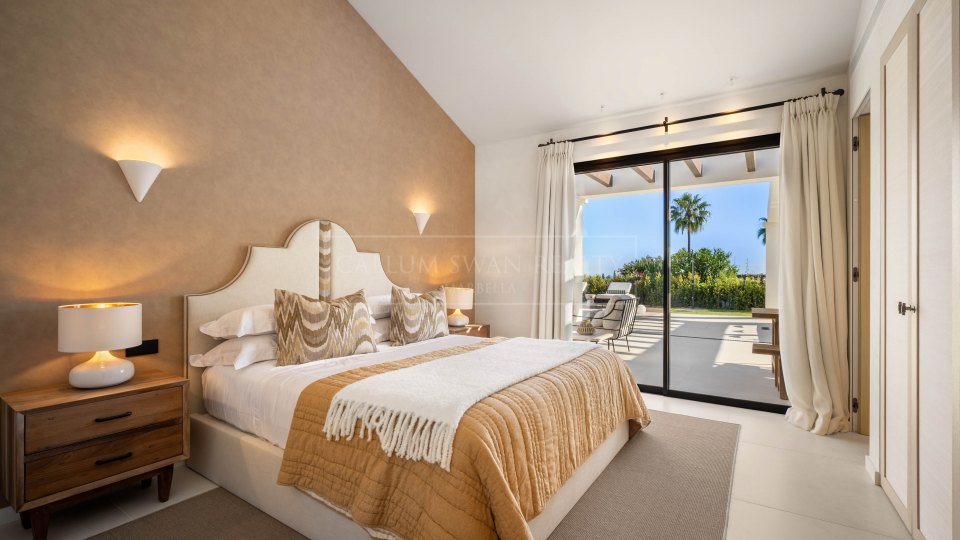 Nueva Andalucia, Villa élégante de style méditerranéen dans la vallée de golf de Nueva Andalucía
