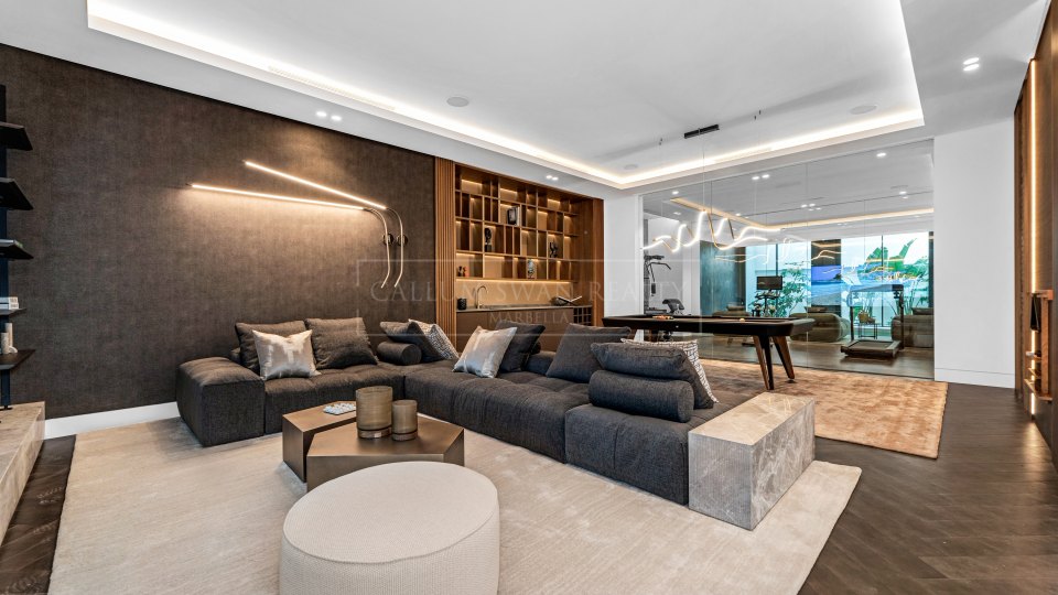 Marbella Golden Mile, Villa contemporánea con vistas al mar en Cascada de Camoján, Marbella