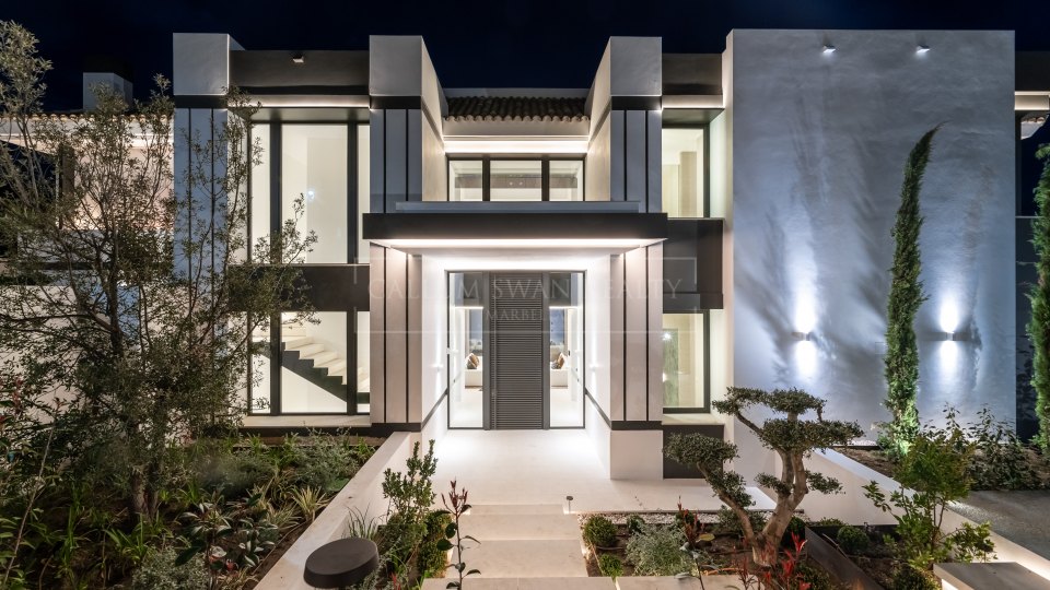 Marbella Golden Mile, Villa contemporánea con vistas al mar en Cascada de Camoján, Marbella