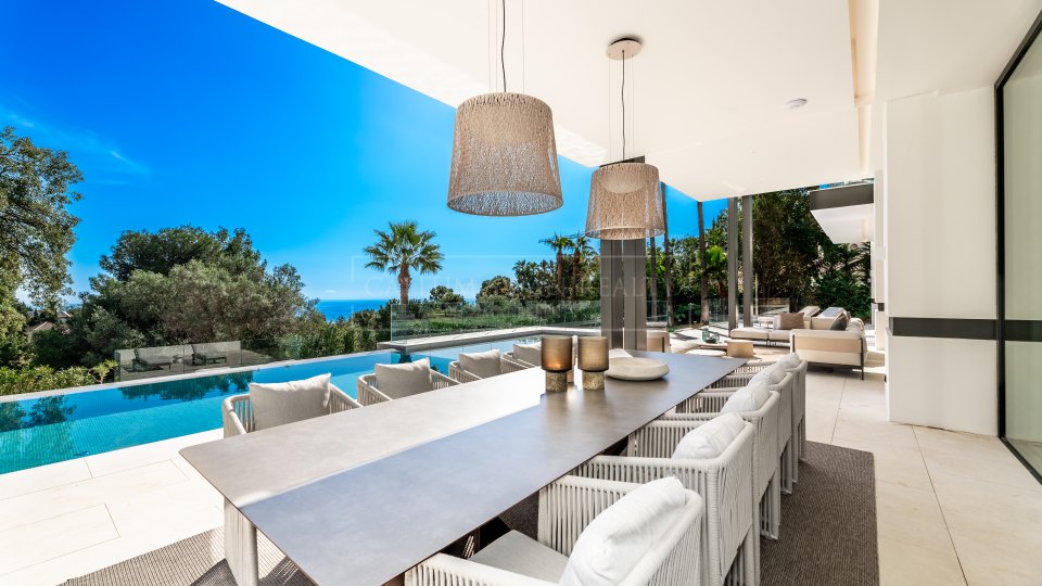 Marbella Golden Mile, Villa contemporánea con vistas al mar en Cascada de Camoján, Marbella