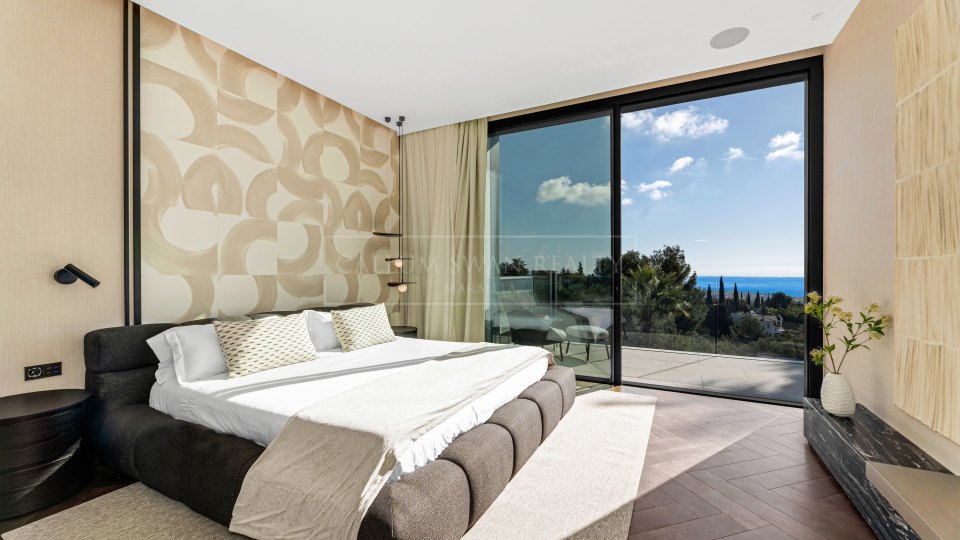 Marbella Golden Mile, Villa contemporánea con vistas al mar en Cascada de Camoján, Marbella