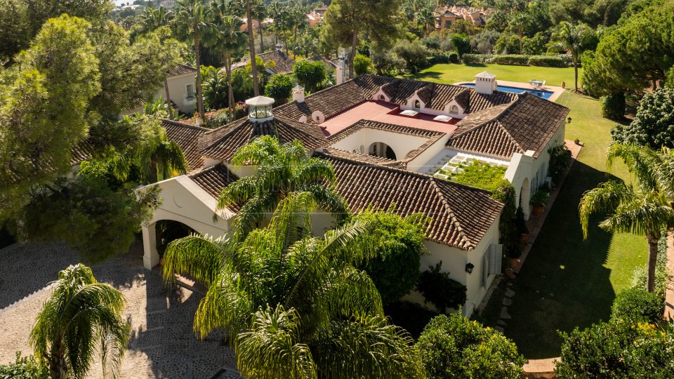 Marbella Golden Mile, Villa méditerranéenne traditionnelle à Altos Reales, Marbella