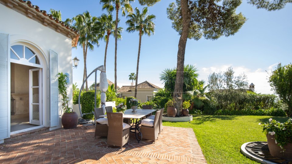Marbella Golden Mile, Villa méditerranéenne traditionnelle à Altos Reales, Marbella