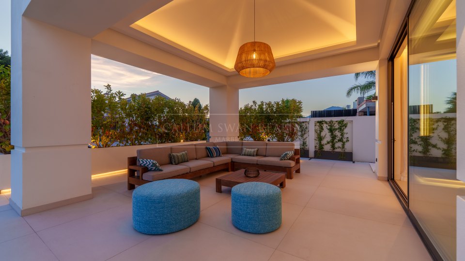 San Pedro de Alcantara, Villa familiar en venta cerca de la playa y del golf en Linda Vista Baja, San Pedro de Alcántara