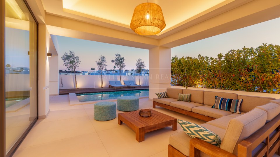 San Pedro de Alcantara, Villa familiar en venta cerca de la playa y del golf en Linda Vista Baja, San Pedro de Alcántara