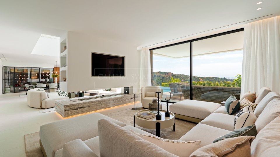 Benahavis, Elegante villa moderna con vista al valle en Lomas de La Quinta, Benahavís