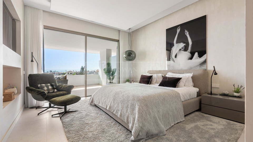 Nueva Andalucia, Villa contemporánea con vistas panorámicas en venta en el Valle del Golf de Marbella