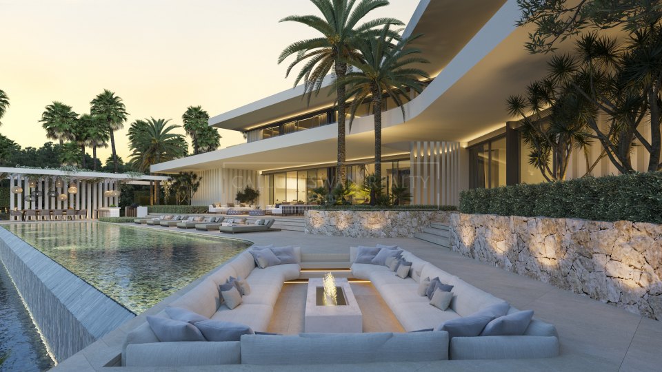 Nueva Andalucia, Terrain avec projet de villa de luxe à La Cerquilla, Nueva Andalucía