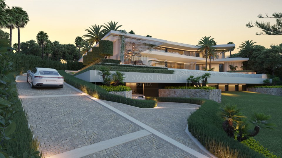 Nueva Andalucia, Terrain avec projet de villa de luxe à La Cerquilla, Nueva Andalucía