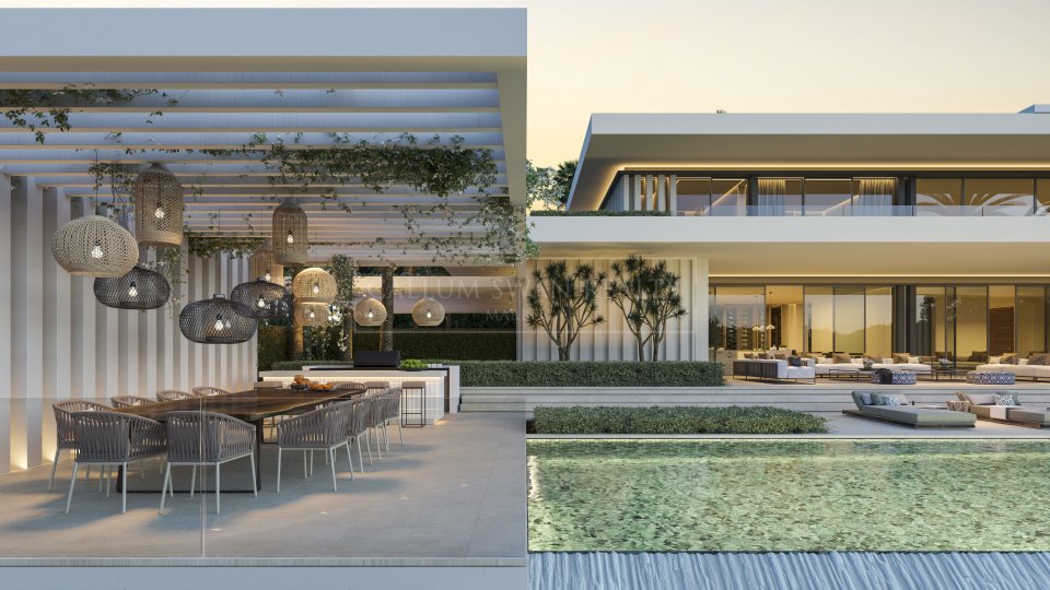 Nueva Andalucia, Terrain avec projet de villa de luxe à La Cerquilla, Nueva Andalucía
