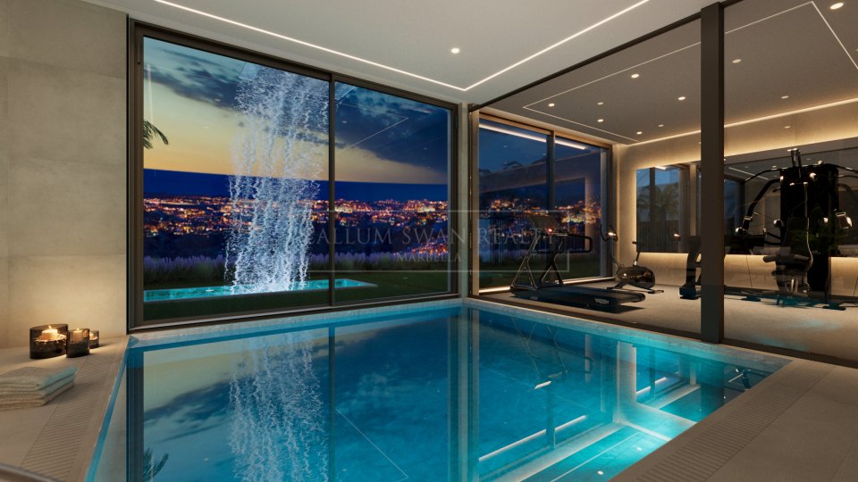 Benahavis, Contemporary Villa with Sea and Mountain Views in El Madroñal, Benahavís