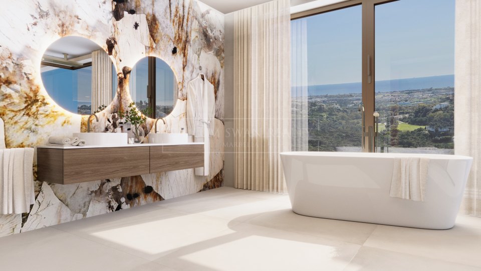 Benahavis, Nueva villa de lujo en el Madroñal con vistas panorámicas