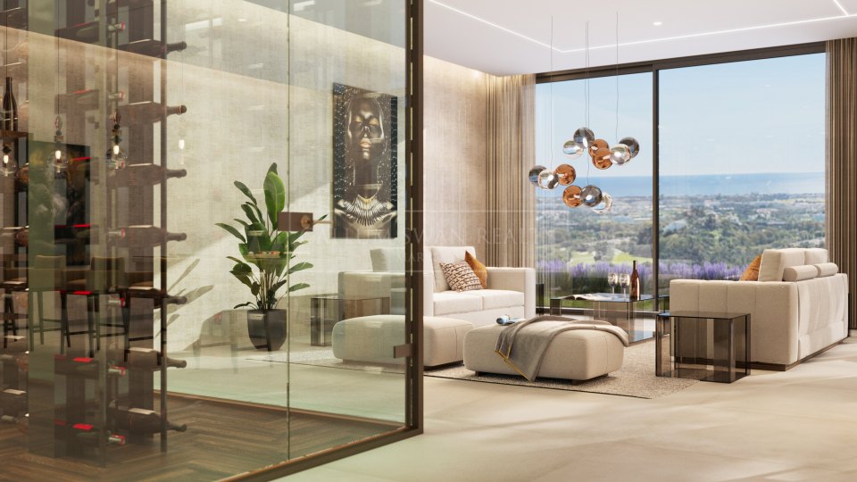 Benahavis, Nueva villa de lujo en el Madroñal con vistas panorámicas