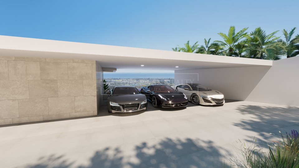 Benahavis, Nueva villa de lujo en el Madroñal con vistas panorámicas